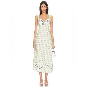 Free People Sweet Hearts Midi Dress